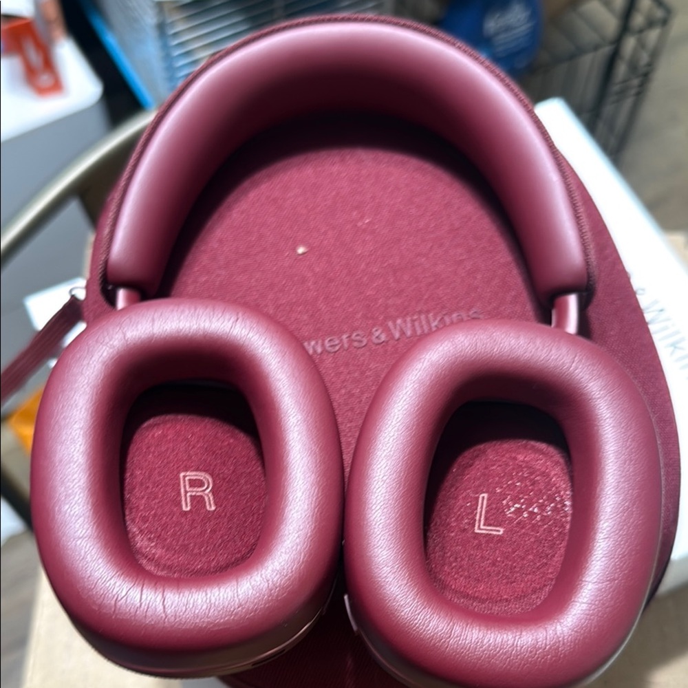 Bowers & Wilkins Burgundy Over-Ear Headphones